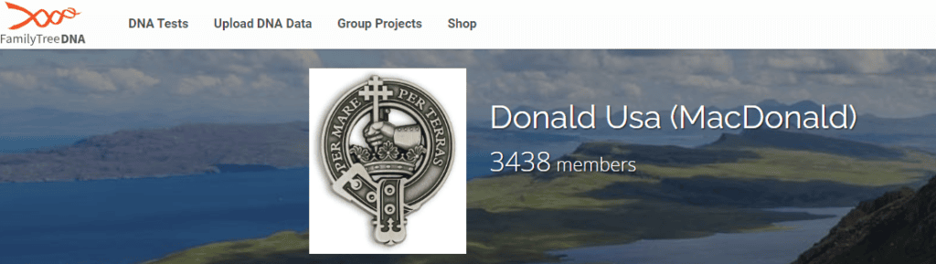 Clan Donald Y DNA Project Logo